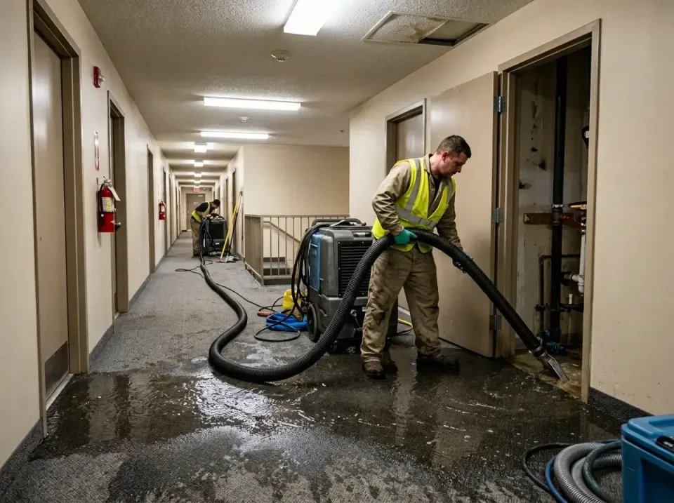 multi-unit-apartment-hallway-f-005 — frequently asked questions, Emergency Burst Pipe Water Extraction & Removal in Mehlvill…